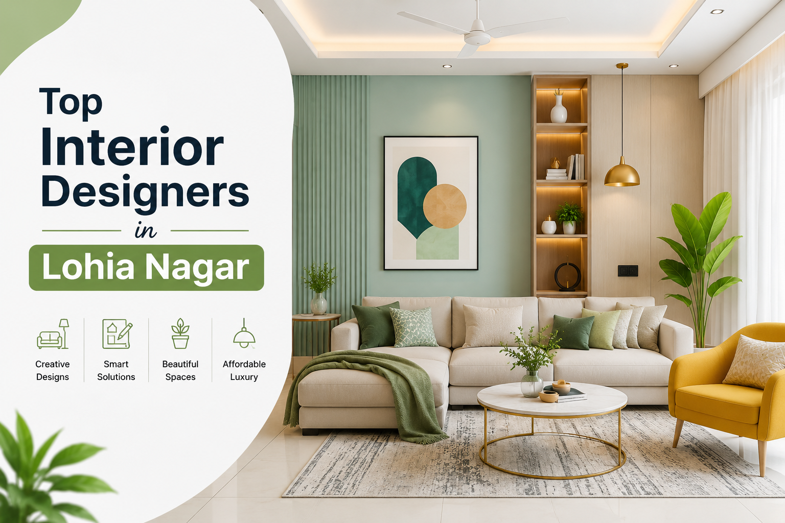 Top Interior Designers in Lohia Nagar: Transforming Spaces with Style